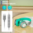 thumbnail image 3 of Auriculares con cable INFURTURE USB C (tipo C) con micrófono y control de volumen, 3 of 7