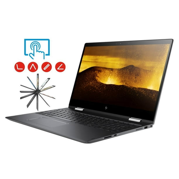 Hp Envy X360 15t 2 In 1 Convertible Laptop Pc Amd 7th Gen Quad Core Fx
