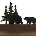 thumbnail image 6 of Mayrich Brown Metal Walking Bear Toilet Paper Roll Holder With Phone Shelf, 6 of 10
