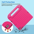 thumbnail image 5 of BMOUO Kids Case for iPad 5th/6th Generation (9.7-inch, 2017/2018), iPad Air 2 / iPad Pro 9.7 Case with Built-in Screen Protector, Shockproof Protective Cover with Handle Stand for Kids, Rose, 5 of 8