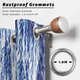 thumbnail image 2 of Outdoor Curtains for Patio Waterproof, Navy Blue Outdoor Privacy Panels Grommet, Summer Botanical Leaves Watercolor Blackout Outside Curtains for Porch/Cabana/Pergola/Gazebo 54"x95", 2 Panels, 2 of 8