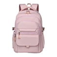 thumbnail image 2 of Solid Color Oxford Backpack, Durable Laptop Daypack Fits 15.6 Inch Computer Suitable For Teenagers Office Staff And Leisure Travel (Pink), 2 of 6