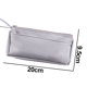 thumbnail image 2 of Estuche para lápices de gran capacidad, estuche para bolígrafos, bolsa de maquillaje, suministros escolares, papelería de oficina, almacenamiento, regalo, gris, 2 of 5