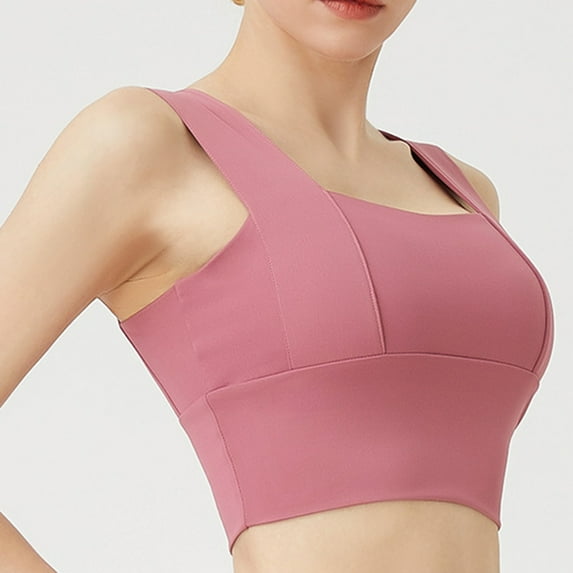 asdoklhq Sports Bras for Women,Training Sports Underwear Speed Dry Running Fitness Yoga High Strength Shock-proof Sports Bra