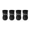 Minizapatos Hot Dog Boot Impermeable Antideslizante Zapatos para mascotas Boot Dog Puppy (Negro)