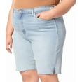 thumbnail image 4 of Levi Strauss Signature Gold Women's Heritage High Rise 9" Bermuda Short (Available in Plus Size), 4 of 5