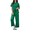 Green, variant on Womens 2 Piece Lounge Set Summer Travel Outfits Short Sleeve Crew Track Suit with Drawstring Pockets Spring Matching Set
