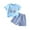 01-Sky Blue, variant on CAIXIA Easter Shirts Baby Girl Easter Outfit Easter Bunny Short Sleeve T-shirt Plaid Shorts Set Toddler Little Boys Summer Clothes