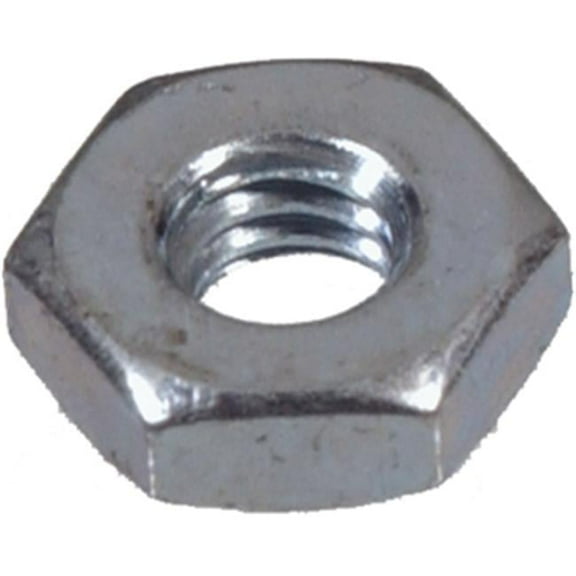 No.8-32 in. Zinc Plated Hex Machine Screw Nuts - Pack of 100