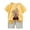 Light Yellow, variant on Tiweut Casual 2 Piece Outfits for Boys Toddler Summer Short Sleeve Crew Neck Cartoon Print Tops Shorts Clothing Suits for Boy 18-24 M