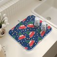 thumbnail image 7 of Ryvnso Christmas Tree on Car Dish Drying Mat for Kitchen Countertop 18x24 Large Dish Pad Drainer Rack Dish Sink Mats, 7 of 7