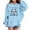 Z12-Light Blue, variant on YAYUBA Girls Sweatshirts Size 6, Cute Hoodies for Teen Girls Graphic Sweatshirts Youth Long Sleeve Oversized Hooded Loose Preppy Clothes Tween Tops Back To School Clothes