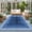 Blue, variant on Black Gradient Squares Washable Runner Rugs 2'x6', Softness Layers Zen Geometric Washable Runner Rug Non-Slip Sturdy Edge Binding Carpet for Bedside Hallway Runner Kitchen Galley