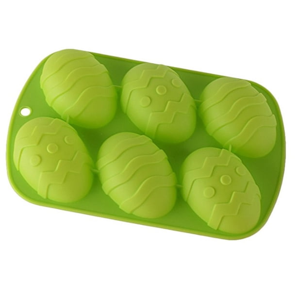 Modelo En Forma De Huevo Molde de pastel de silicona de huevo de 6 cavidades molde de Chocolate DIY herramienta para hornear Mousse Sywqhk Libre de BPA