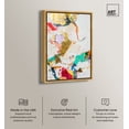 thumbnail image 2 of Bright Prism Minimalist Collage Style Canvas Wall Art by Art Remedy, Gold Floater Frame, 36"x54", 2 of 7