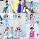 thumbnail image 2 of Traje de baño infantil con protección solar, bonito traje de surf de aguas termales de tres piezas para bebés y estudiantes, de manga larga, dividido, para niños pequeños, medianos y grandes, 2 of 6