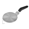 thumbnail image 1 of 13cm Universal Induction Cooktop Heat Diffuser Plate - Stainless Steel & Glass Ceramic, Detachable Handle, Efficient Heat Conduction for Ceramic/Glass Kitchenware, Easy to Clean & Store, Durable, 1 of 6