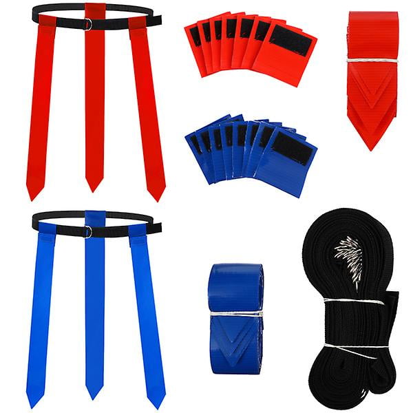10 Pcs Belt Kids Player Football Belts Set Football Flag Kit Flag Football Flags
