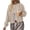 Light Khaki, variant on FreshPretty Cardigan Sweaters for Women Fall Long Sleeve Lightweight Knit,Button Front,Crewneck Drop Shoulder Business Casual Outfits,Soft Textured Cropped Sweater,Loose Daily Wear Travel Vacation