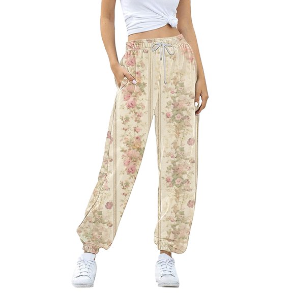 Summer Pants for Women Fashion Print Pocket Casual Pants Womens Pants Casual & Wide Leg