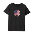 thumbnail image 3 of Camiseta para mujer, camiseta básica cómoda de verano para mujer, regalo de viaje para el día de San Valentín Negro, 3 of 7