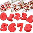 thumbnail image 2 of ENJOYW Creative Number Shape Cake Mold Elastic Heat-resistant Silicone Chocolate Mold for Home Cake Mold, 2 of 7