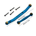 thumbnail image 5 of Enlaces de varilla de dirección Astillos perfectos Accesorios de modelo de simulación de coincidencia Reemplazo de entrega fácil para SCX24 90081 1/24 4WD Azul Inevent FN002024-01, 5 of 5