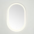 thumbnail image 6 of SAFAVIEH Crosby 24 Inch Aluminum Led Mirror, Silver/White, 6 of 13