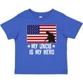thumbnail image 3 of Inktastic Military Uncle is My Hero Us Flag Boys or Girls Baby T-Shirt, 3 of 5