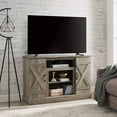 thumbnail image 4 of AENKYO Farmhouse TV Stand Media Console Center with Adjustable Shelves for TVs Up to 50'', Antique Oak, 4 of 8