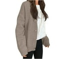thumbnail image 3 of Ashirexll Cardigan Sweaters for Women, Winter Coats for Women, Fall Coats Women's Loose Core Yarn Knit Cardigan Casual, 3 of 3