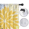thumbnail image 4 of Blackout Kids Curtains,Yellow Floral and Petal Pattern Childrens Insulated Curtains Set Of 2,Bedroom Essentials,Toddler Room Decor 42x54in(106x137cm), 4 of 5