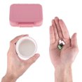 thumbnail image 4 of Unique Bargains 3 Grids Single Layer Independent Pill Box 1 Pc Pink, 4 of 6