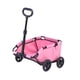 thumbnail image 4 of Dog Stroller plegable Dog de perro ligero Pram Cat Pushir para caminar Rosa, 4 of 8