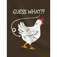 thumbnail image 2 of Tstars Girls Guess What? Chicken Butt T-Shirt: Funny & Cute, Perfect for Animal Lovers - Girls Kids Tee with Hilarious Graphic Print L (9-10) Wow pink, 2 of 4