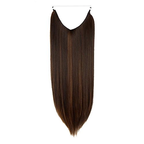 Dark Brown Mix Light Auburn