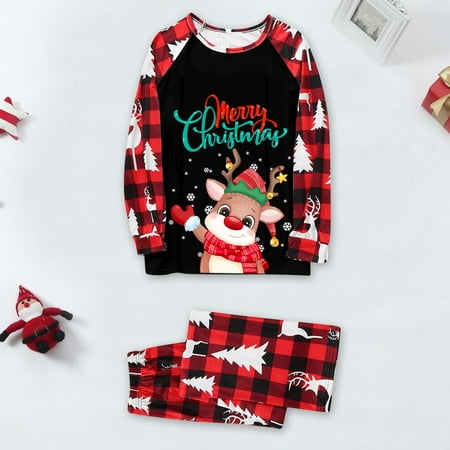 

LEEy-world Christmas Gifts For Mom Family Matching Set Holiday Santa Claus Sleepwear Xmas PJS Set For Couples and Kids
