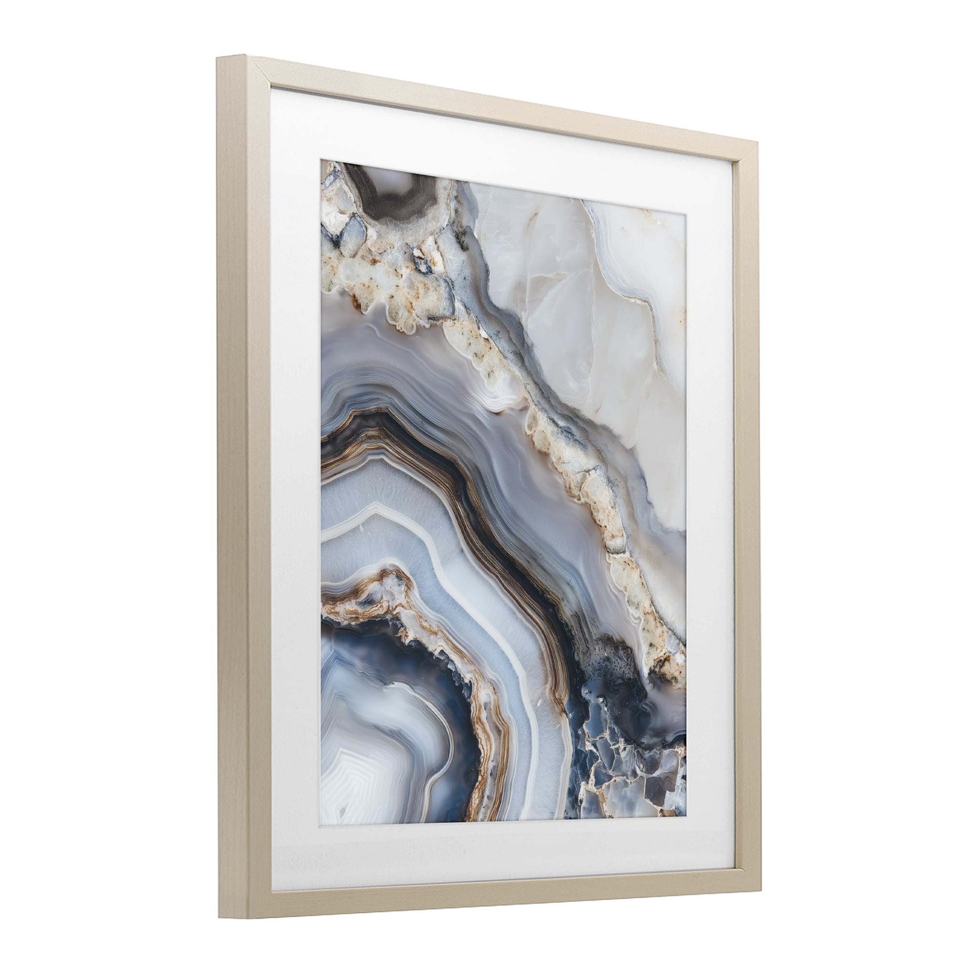 Stupell Industries Geode Gemstone Layers Birch Framed Print Under Glass, design by Svetlana Aleynikova