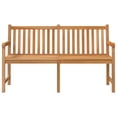 thumbnail image 4 of vidaXL Outdoor Patio Bench Garden Front Porch Chair Bench Solid Wood Teak, 4 of 29