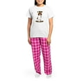 thumbnail image 4 of CafePress - I Sleep With Beagles Women's Light Pajamas - Women's Short Sleeve Print T-Shirt and Pants Light Cotton Pajama Set, 4 of 7