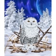 thumbnail image 2 of CafePress - Snowy Owl Digital Art Throw Blanket - Soft Fleece Throw Blanket, 50"x60" for All Ages, 2 of 2