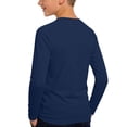 thumbnail image 7 of OGLCCG Boys Athletic Shirts Kids UPF 50+ Long Sleeve Sun Protection Quick Dry Shirts Summer Sport Tennis Tees 5-14 Years, 7 of 7