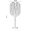 thumbnail image 3 of Asesino De Insectos Matamoscas eléctrico 2 en 1, matamoscas de verano, trampa para mosquitos, raqueta, antiinsectos, Zapper Ndcxsfigh Libre de BPA, 3 of 4