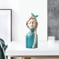 thumbnail image 4 of Elegante adornos artesanales para niña, estatuil de decoración del hogar, Zulema Figuras de mesa de niña, 4 of 8