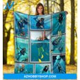 thumbnail image 2 of 3D Scuba Diving Diver Ocean Blanket Gift For Scuba Diving Lover, 2 of 3
