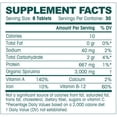 thumbnail image 6 of USDA Organic Spirulina Tablets - Non-GMO Green Superfood Supplement: 3000mg of Fresh Blue Green Algae, Vegan, Gluten Free, Sustainably Grown, Pesticides Free and Non-Irradiated, 500mg per Tablet, 180, 6 of 7
