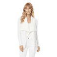thumbnail image 3 of YEMAK Women's Long Sleeve Loose Fit Draped Open Front Casual Cardigan Sweater MK8218-OAT-M, 3 of 5