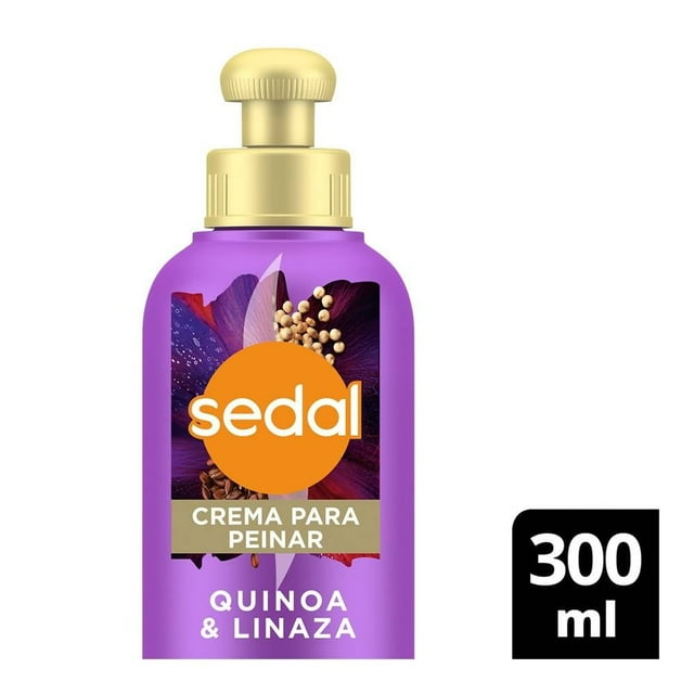 Crema para peinar Sedal hidratación y control caída quinoa y linaza 300 ml
