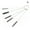 Multicolor, variant on 5-Piece Nylon Cleaning Brush Set With Key Ring For Straws Tattoo Equipment And Hard To Reach Spaces
