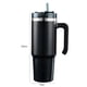 thumbnail image 3 of Termo Botella de agua para beber de 30 oztaza de paja de café portátil con asa (negro) Sywqhk Libre de BPA, 3 of 8